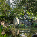 生態(tài)池 水瀑