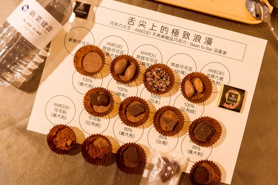 《舌尖上的極致浪漫–精品巧克力 Bean to Bar》活動，當(dāng)天品嚐共14款品項，從新鮮可可豆到不同國度、品種巧克力，讓現(xiàn)場家族們打開全新的感官體驗。