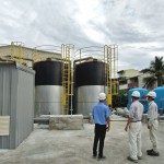 新業(yè)善盡社會責任，協(xié)助自來水廠設(shè)置淨水、取水等設(shè)備，以最小成本、最大效益提供臺中市穩(wěn)定的民生用水。