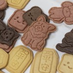 不同造型及口味的手工餅乾，香噴噴地出爐了！迦南園的手作餅乾使用天然色素：紅麴、巧克力、香草、南瓜，不加防腐劑與添加物，老少咸宜。