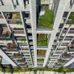 臺(tái)中首座宜居建築-新業(yè)「大塊森鄰」引領(lǐng)建築新革命，座落臺(tái)中單元二低密度區(qū)，創(chuàng)新規(guī)劃「樹島陽臺(tái) × 四季合院 × 垂直森林」，讓綠意走入生活空間。