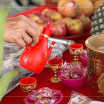 斟上一杯敬天地的心，建築的初衷與懇求願(yuàn)得天地垂聽，期盼工程順利圓滿。