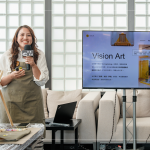 再次攜手臺(tái)中地方職人 ＃Vision Art，帶領(lǐng)大家認(rèn)識(shí)不同媒材趣味，共築色彩回憶。