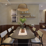 開放式動線銜接起優(yōu)雅的室內(nèi)空間，與家人友人相聚，編織成一幕幕美麗的回憶。