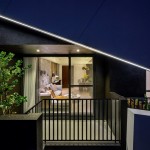 建築設計化作一項藝術作品，帶有視覺張力的結(jié)構(gòu)穩(wěn)固包覆一家人，感動直上心頭。