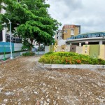 避開學(xué)童上下學(xué)時(shí)間，運(yùn)用寒、暑假期間，進(jìn)行施工工程，大規(guī)模地拆除了舊有人行道，準(zhǔn)備為它煥然一新。