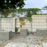 灌漿之後的雛形，彷彿為街道家具填滿靈魂，就只差外型的佈置及修飾了！