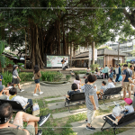 與家人、好友相約於此，愜意地聽著好曲，吃著小點，大手拉小手，譜出串串笑語，輕快旋律徜徉在這座暖暖之森中。