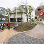 取自大肚山、望高寮等在地印象，作為觀峰專屬碉堡的靈感構思。