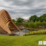 「竹跡」位在豐原展區(qū)第4區(qū)（葫蘆墩親水公園），佔(zhàn)地1388平方米。業(yè)者提供