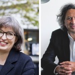 1991年創(chuàng)辦MVRDV的Nathalie de Vries（左）與伊朗裔哈佛設(shè)計學(xué)院院長Mohsen Mostafavi是2018WAF評委。圖／MVRDV、Harvard，瘋設(shè)計合成