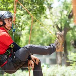 由東海小棧-黃博森老師擔(dān)任講師，分享攀樹小訣竅搭配專業(yè)說明，樹木直徑需大於10公分才符合規(guī)定，可承重200kg的重量，是一項(xiàng)非常安全的戶外活動(dòng)。